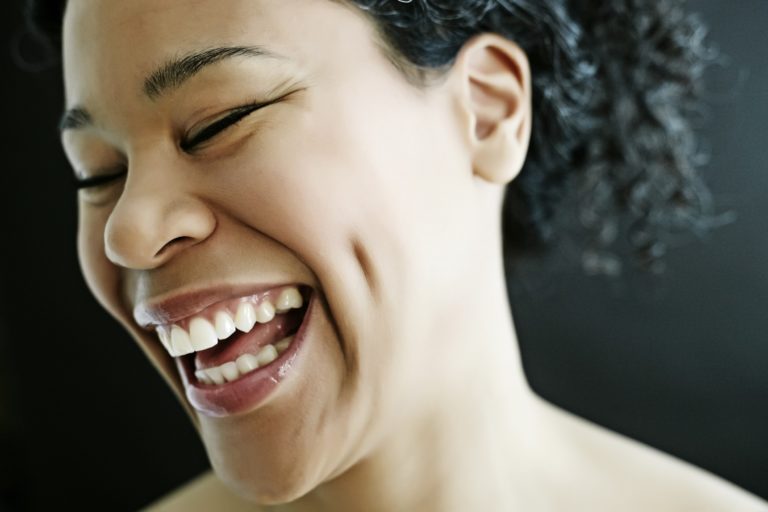 laughing lady