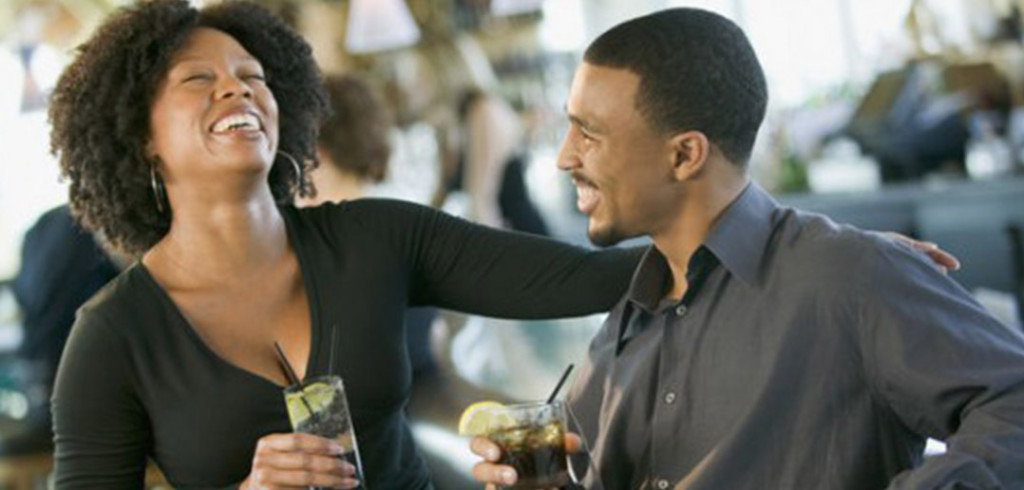 laughing couple