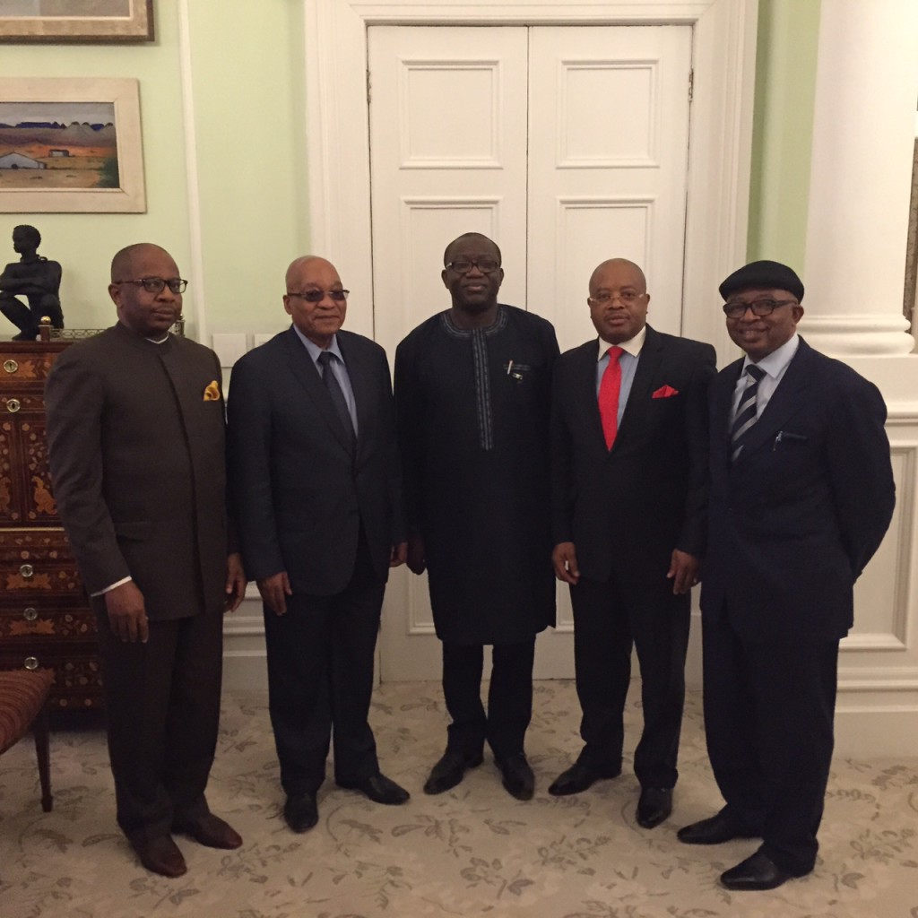 Meeting president Zuma