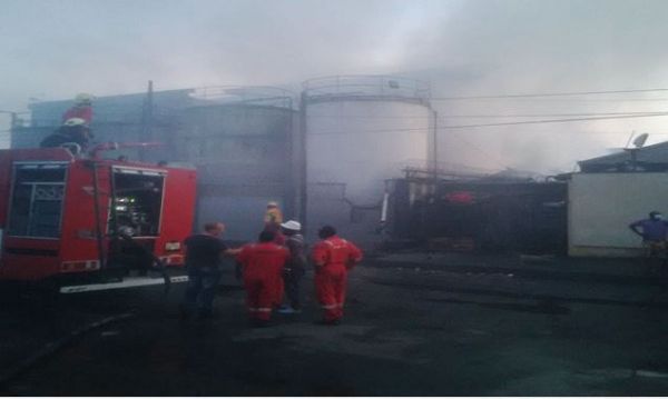 Fire razes Afprint premises in Lagos Fire-outbreak