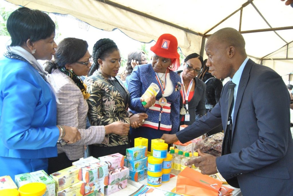 Photos from 12th Biennial National Conference the Association of Lady Pharmacists L-R: Director Pharmaceuticial Service Lagos State Ministry of Health, Dr. Moyo Adejumo, Chairperson Association of Professional Bankers of Nigeria, Mrs. Toyin Ojo; Representative of the Wife of Lagos State Governor, Dr. Mrs. Arinila Oluwo; National Chairman Association of Lady Pharmacists, Pharm (Hajia) Zainab Sharff; North West Zonal Vice Chairman, Mrs. Faith Agha and Pharm Iduh Joseph