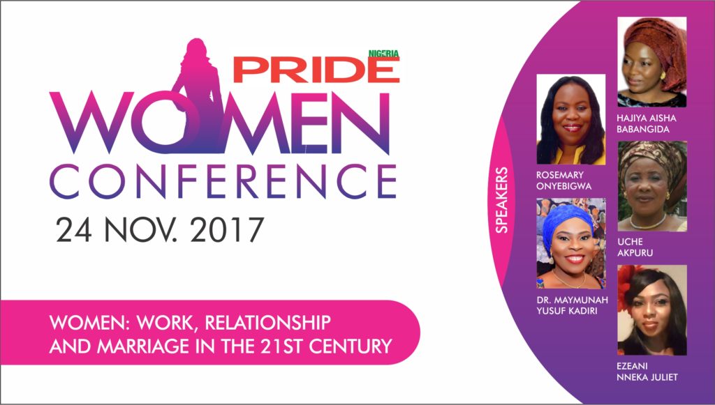 Pride Conference, Pride women conference, Pride Nigeria, Pride Magazine NIgeria, Pride Events, Babangida, Anyiam-Osigwe,