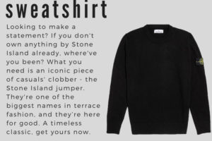 Stone Island Sweat Shirt, summer fashion, world cup what to wear