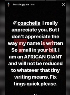 Coachella, Burna Boy