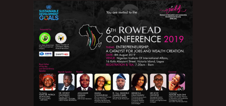 The ROWEAD 2019 Conference: Entrepreneurship A Catalyst For Jobs And Wealth Creation