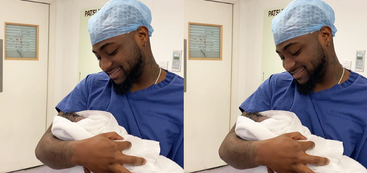 Davido And Fiance, Chioma, Welcome Son