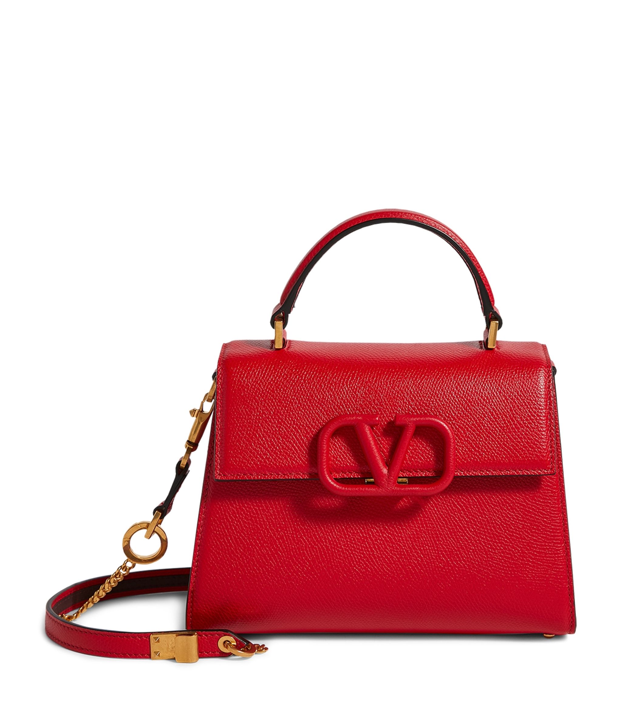 2020 Valentino Mini Vsling Handbag in Grainy Calfskin Leather