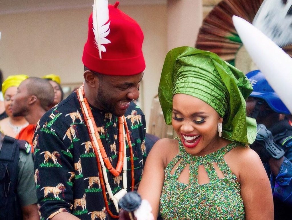 TV host, Ebuka Uchendu-Obi and wife mark 5th Traditional anniversary