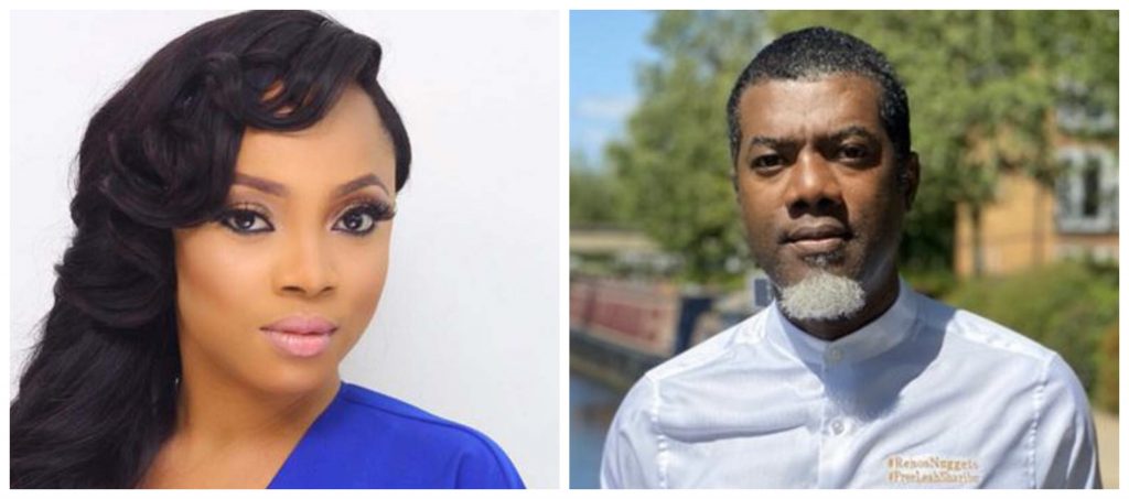 OAP, Toke Makinwa lambasts Reno Omokhri over comment on divorcees and plastic surgery