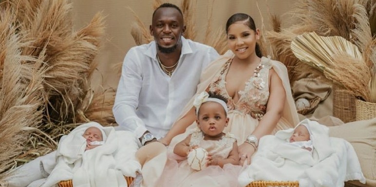 Olympic champion,Usain Bolt welcomes twin boys Olympic champion,Usain Bolt welcomes twin boys