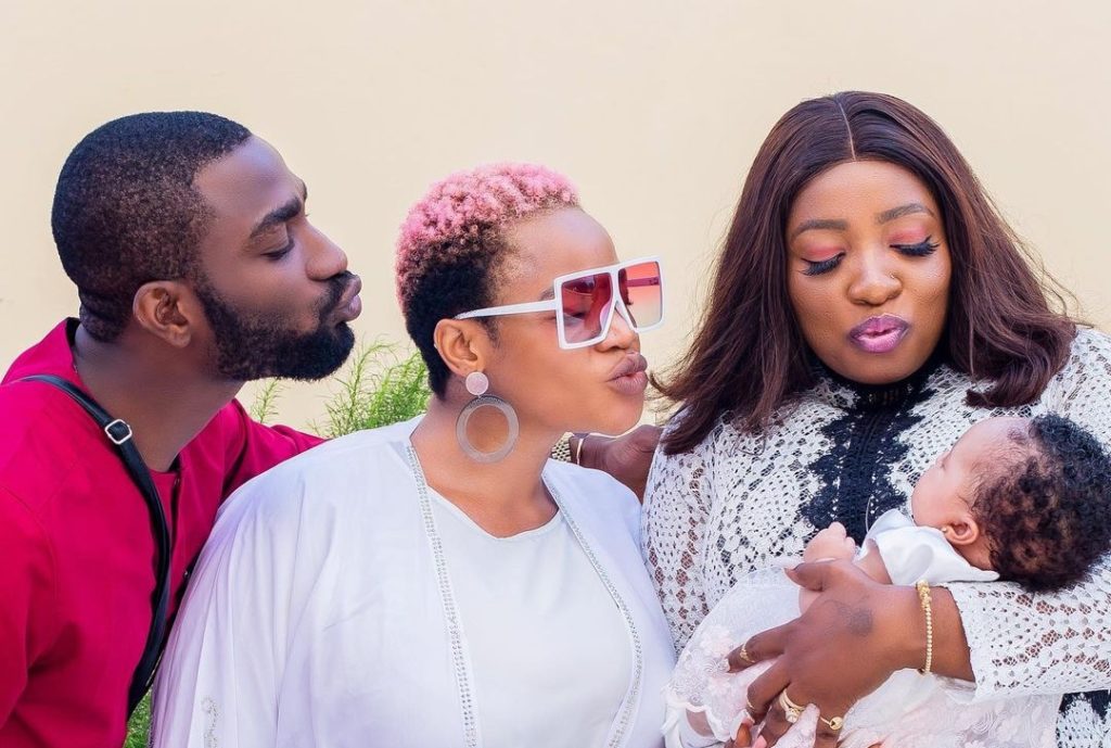 Actress, Uche Ogbodo's daughter gets christened in church(Photos)
