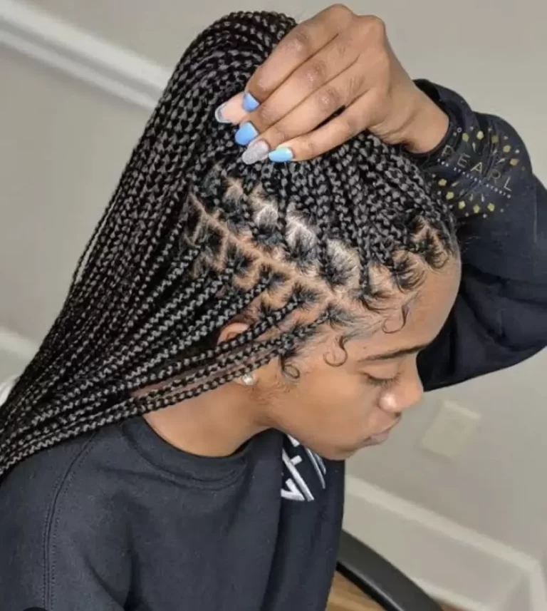 7 ways to spice up your knotless braids