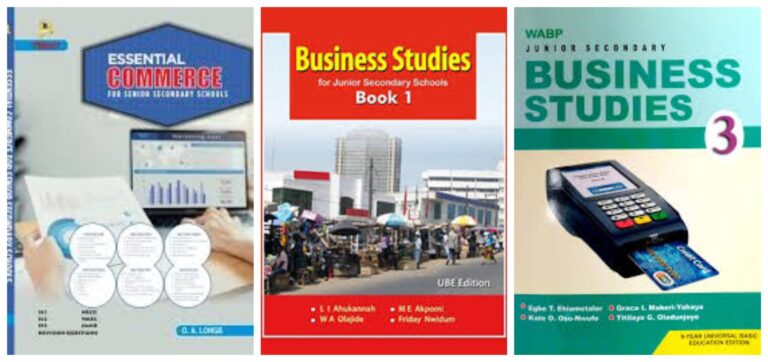 Business textbooks we used in Secondary School