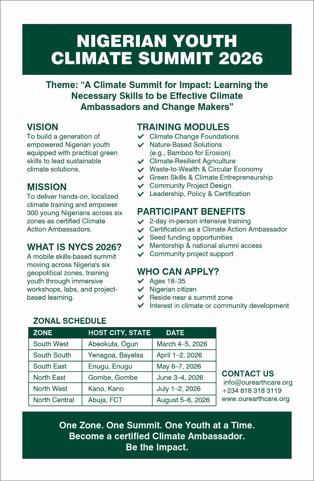 nigeria youth climate summit