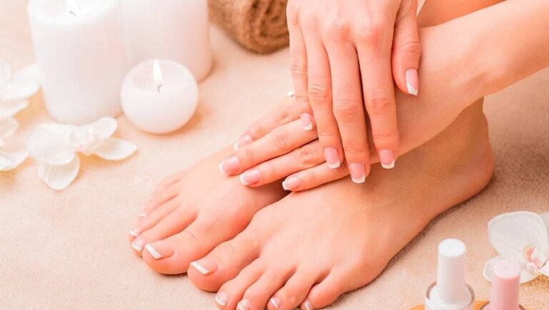 DIY manicure and pedicure