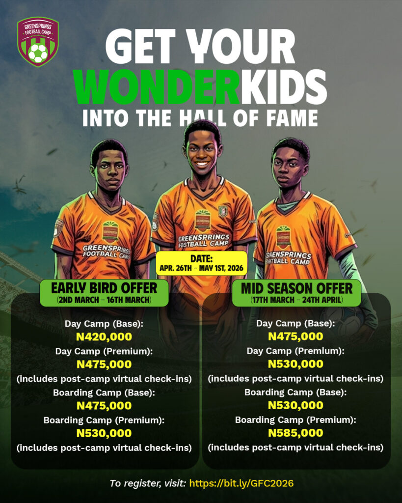 Greensprings Football Camp