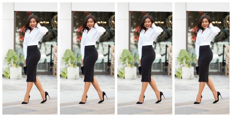 One black pencil skirt, five stylish looks