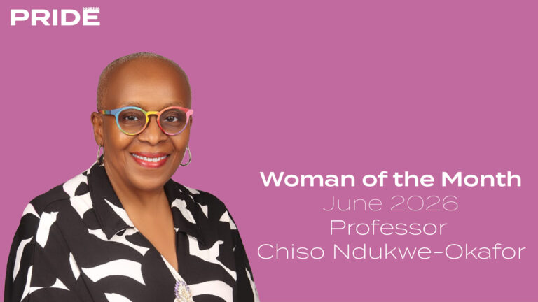 Pride Magazine Nigeria June 2026 Woman of the Month – Professor Chiso Ndukwe-Okafor