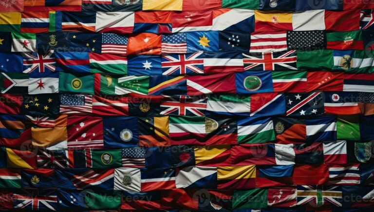 Countries with similar flags